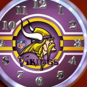 COPY - MN VIKINGS LED CLOCK